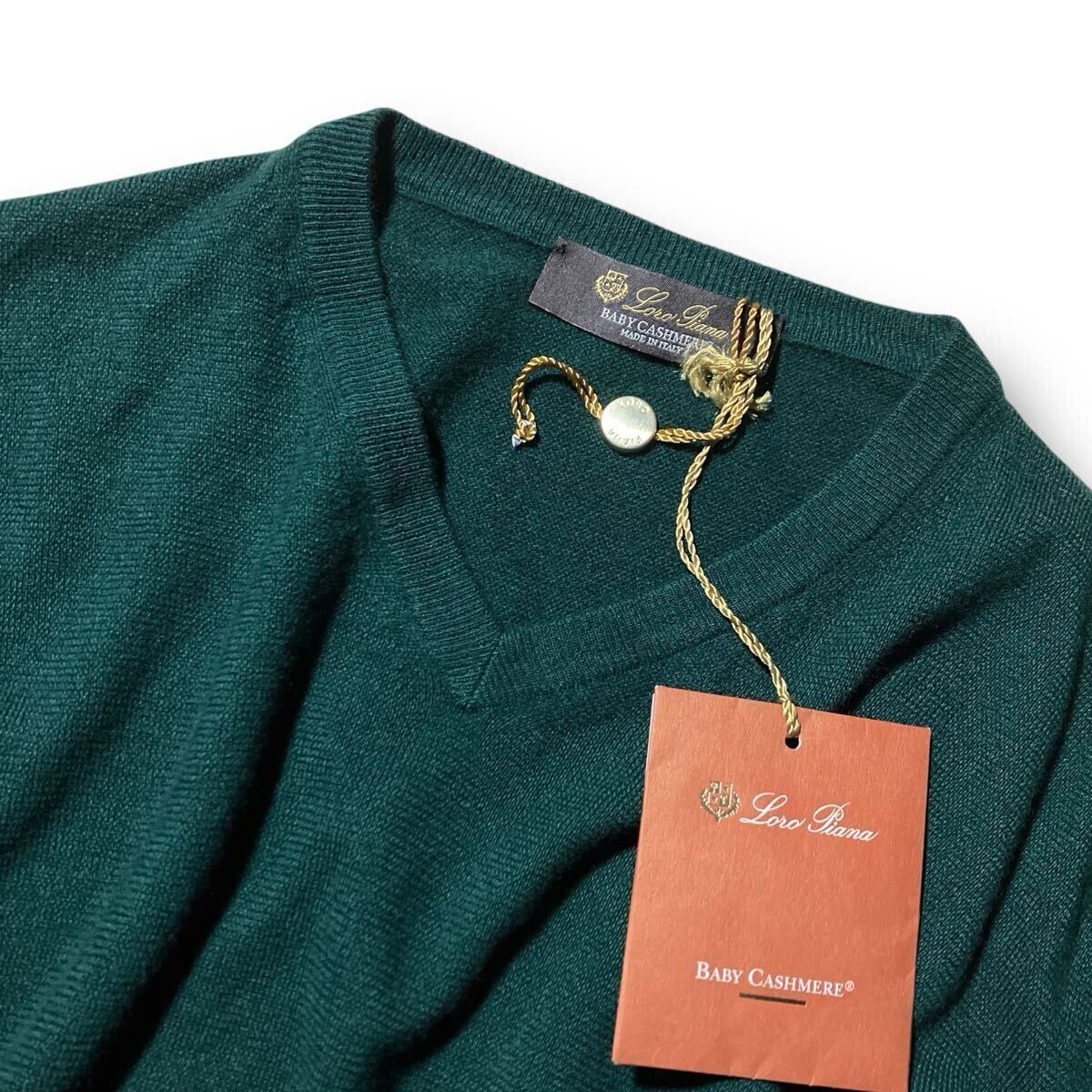 新品21万! Loro Piana ベビーカシミヤ 100% 極上 軽量 スーパー 新品21万! Loro Piana ベビーカシミヤ 100% 極上 軽量 スーパー
