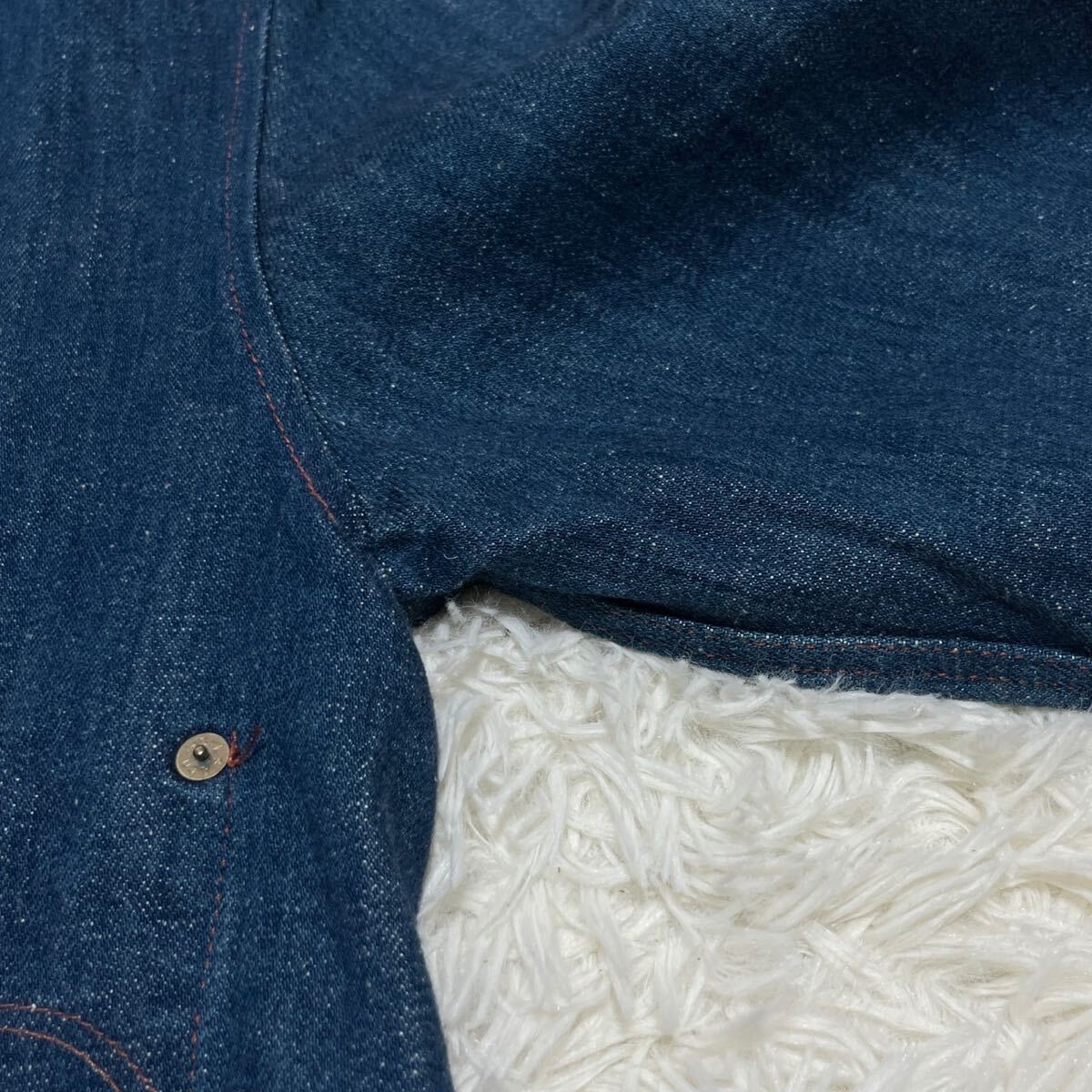 激レア!良品】Levi's RED 初期 1st COAT 立体裁断 デニム サック 激レア!良品】Levi's RED 初期 1st COAT 立体裁断 デニム サック