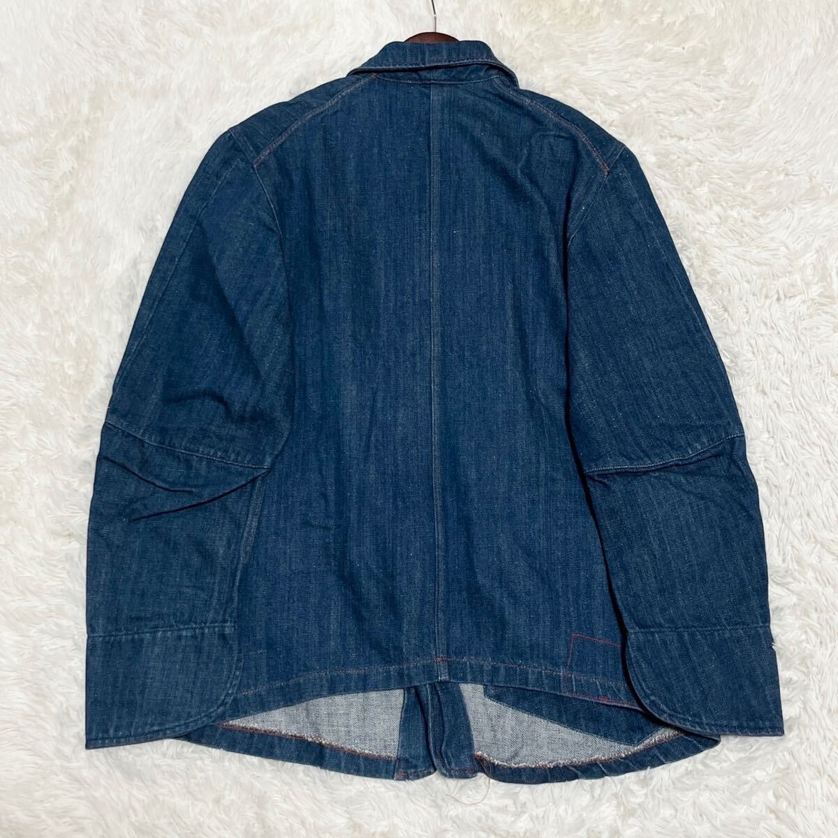 激レア!良品】Levi's RED 初期 1st COAT 立体裁断 デニム サック 激レア!良品】Levi's RED 初期 1st COAT 立体裁断 デニム サック