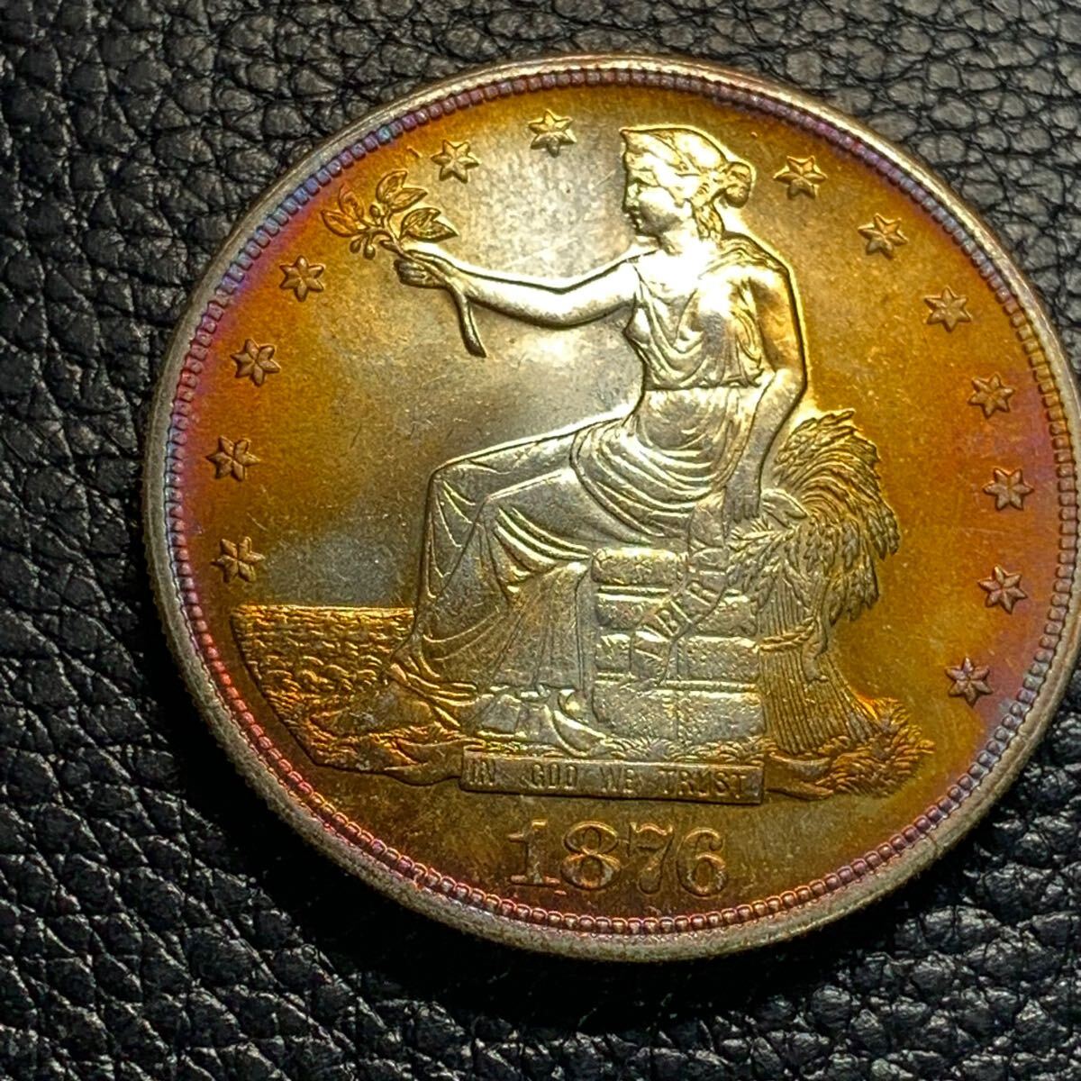 銀貨 1876年 アメリカ 貿易銀 1ドル トレードダラー銀貨 銀貨 1876年 アメリカ 貿易銀 1ドル トレードダラー銀貨