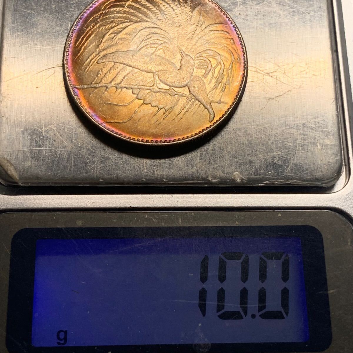 銀貨 1894年 1マルク銀貨 極楽鳥 ドイツ領ニューギニア 硬貨 銀貨 1894年 1マルク銀貨 極楽鳥 ドイツ領ニューギニア 硬貨
