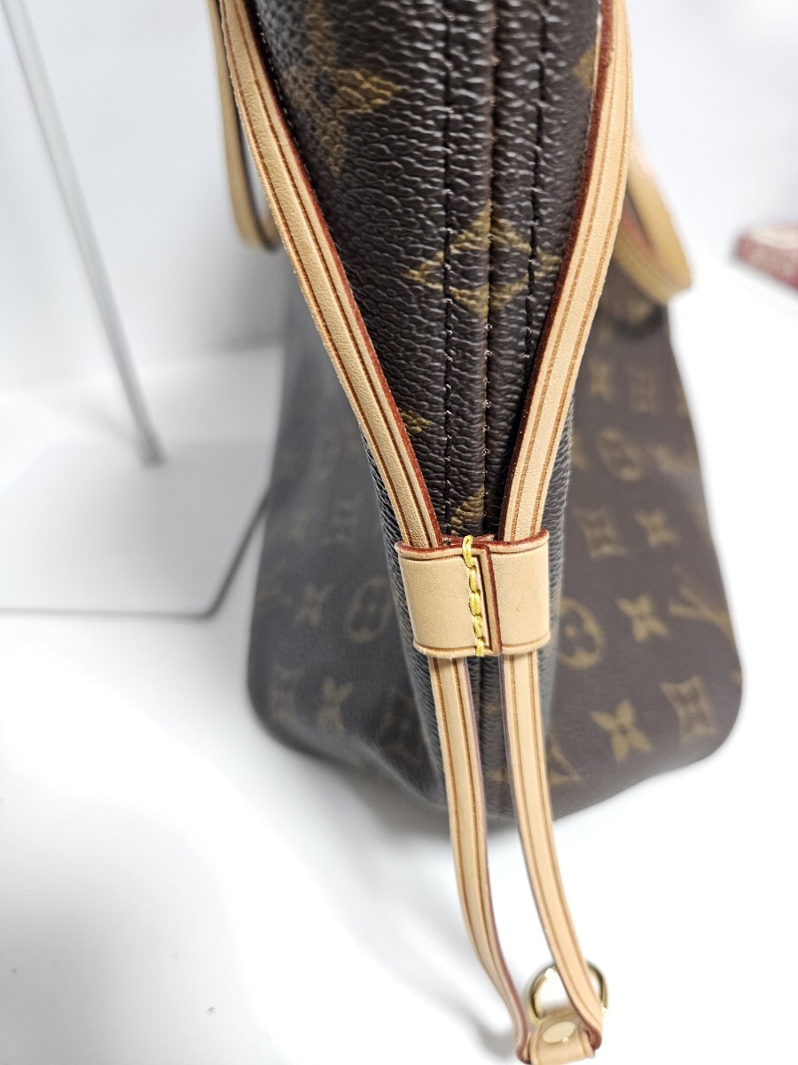 美品 LOUIS VUITTON ルイヴィトン ネヴァーフル MM モノグラム トートバッグ ショルダーバッグ 正規_画像7