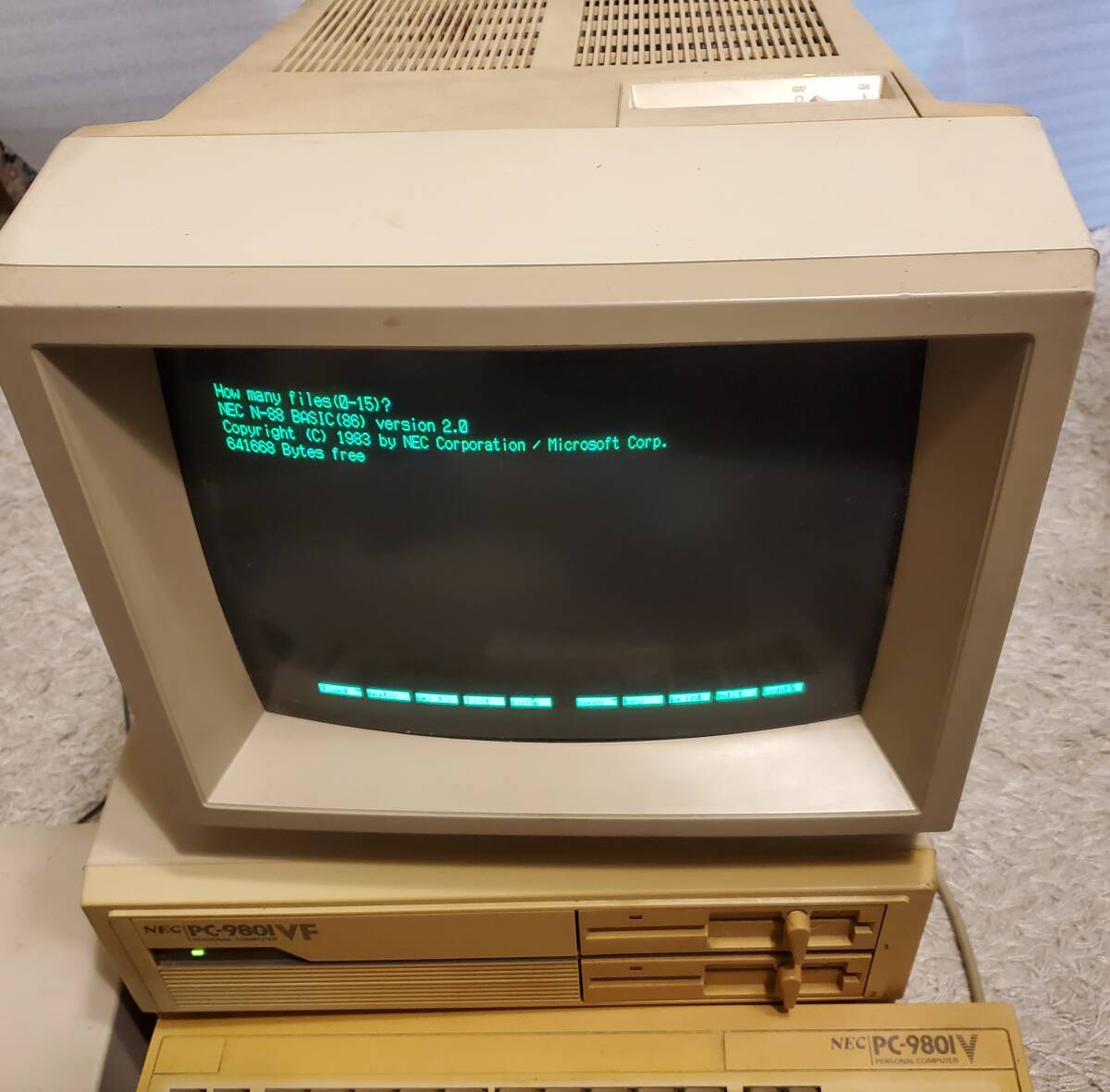 NEC PCー9801 VF PCーKD851 周辺機器 まとめて 通電のみ確認済み NEC PCー9801 VF PCーKD851 周辺機器 まとめて 通電のみ確認済み