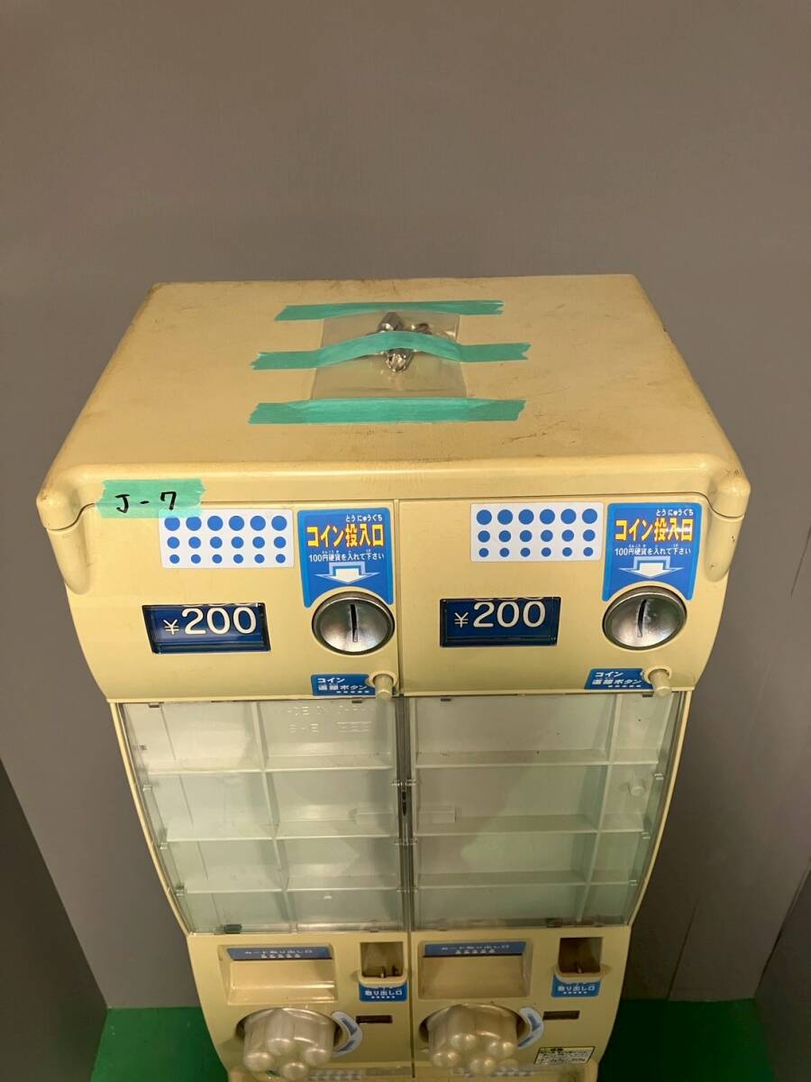 バンダイ】 カードダスJ-7 上段下段【ガチャガチャ本体】(筐体 バンダイ】 カードダスJ-7 上段下段【ガチャガチャ本体】(筐体