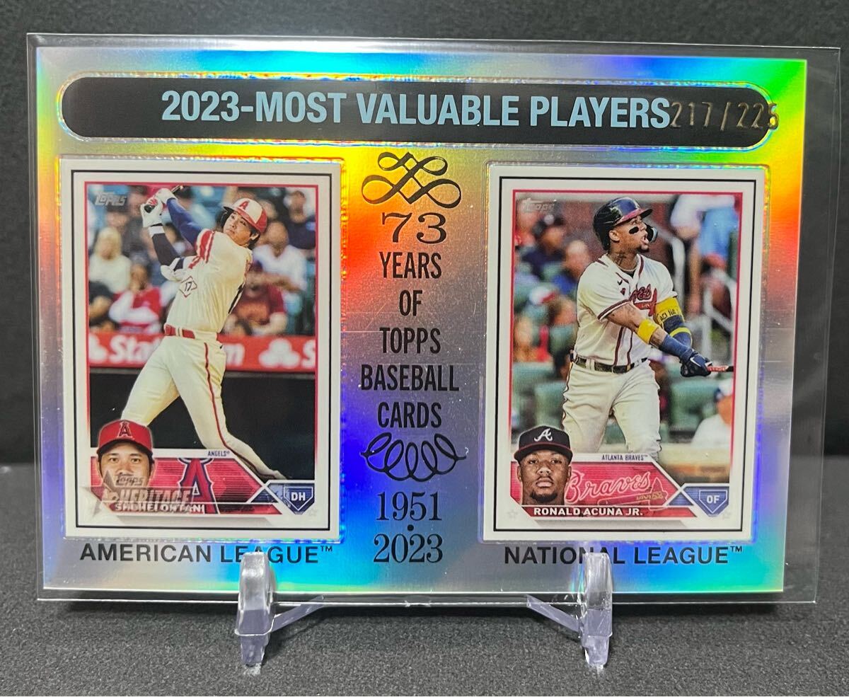 大谷翔平 chrome シリアルカード Shohei Ohtani Ronald Acuna Jr 大谷翔平 chrome シリアルカード Shohei Ohtani Ronald Acuna Jr