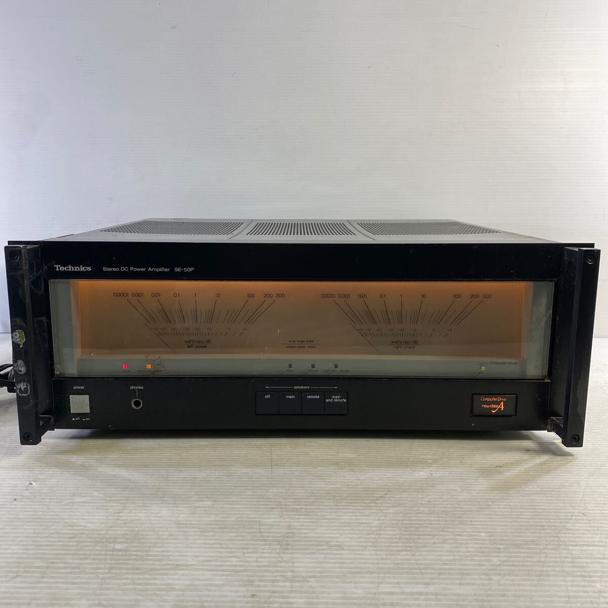 TECHNICS SE-9200 パワーアンプ テクニクス 【中古品】 Yahoo!オークション - ジャンク Technics テクニクス パワー