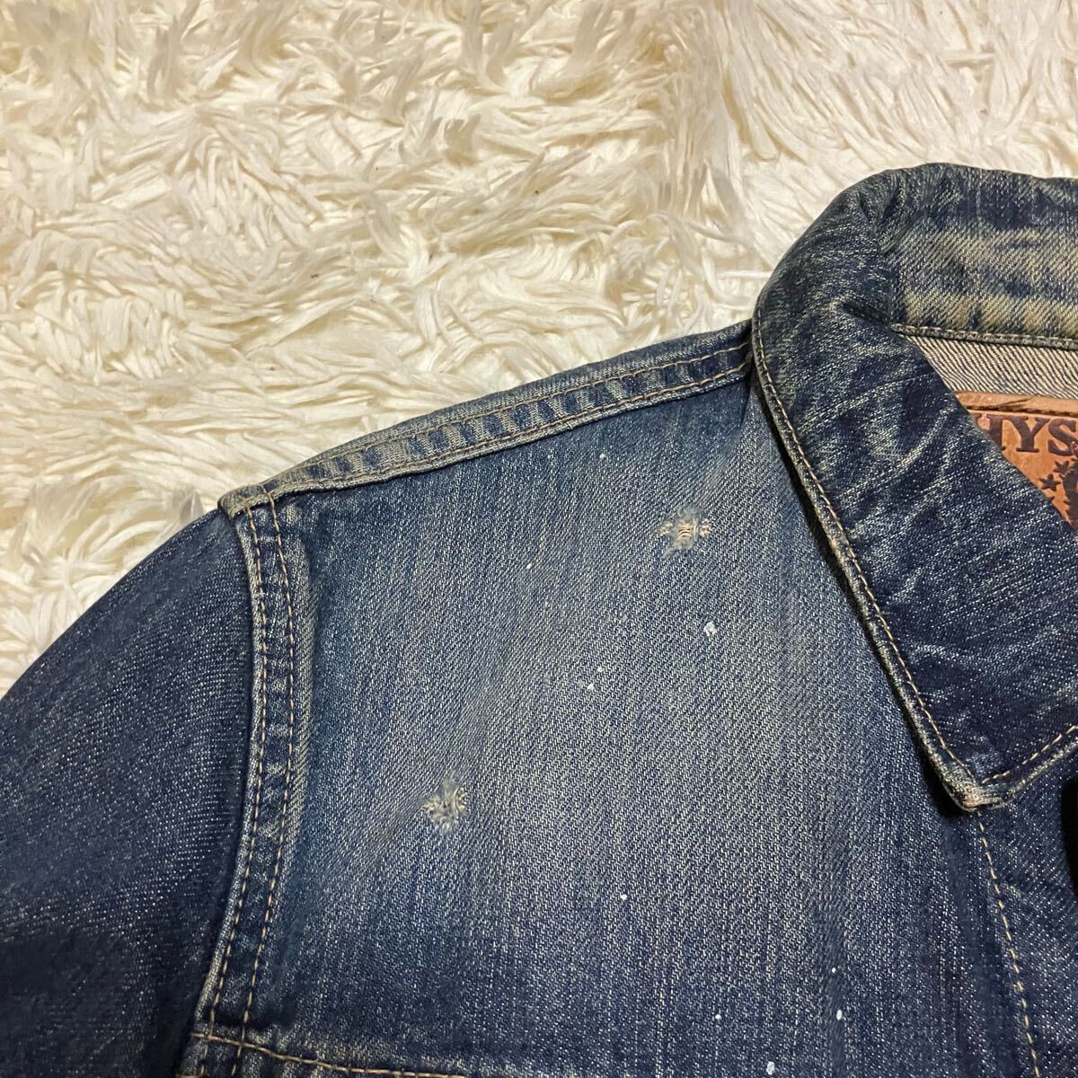 希少Lサイズ　ヒステリックグラマー　ユーズド加工　デニム　ジャケット