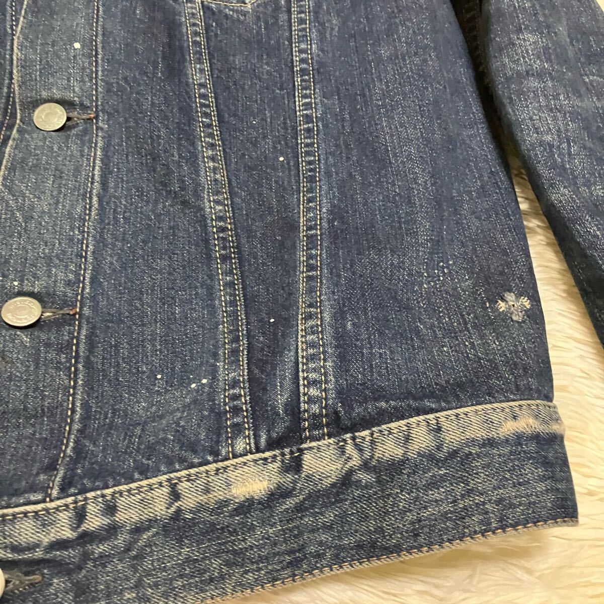 希少Lサイズ　ヒステリックグラマー　ユーズド加工　デニム　ジャケット