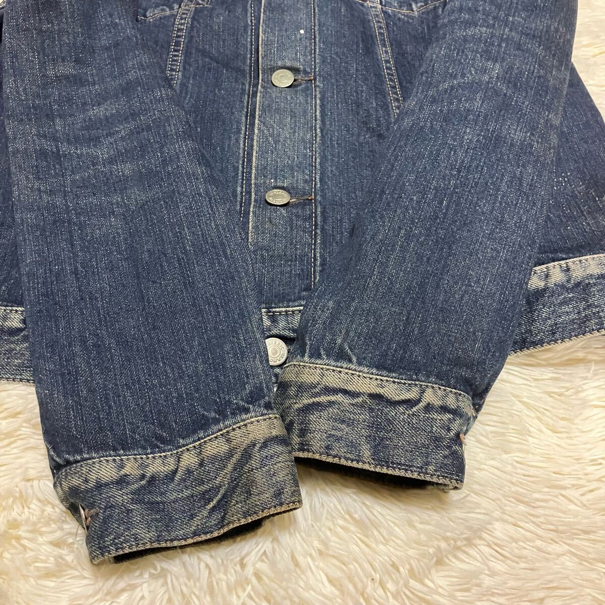 希少Lサイズ　ヒステリックグラマー　ユーズド加工　デニム　ジャケット