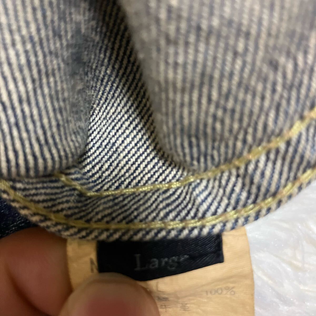 希少Lサイズ　ヒステリックグラマー　ユーズド加工　デニム　ジャケット