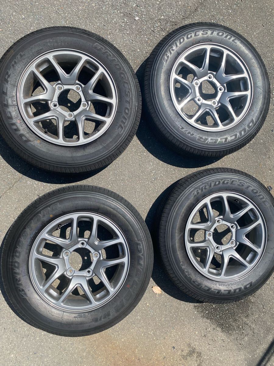 ジムニー JB64☆純正アルミホイールとタイヤ4本セット☆16×5.5J ジムニー JB64☆純正アルミホイールとタイヤ4本セット☆16×5.5J
