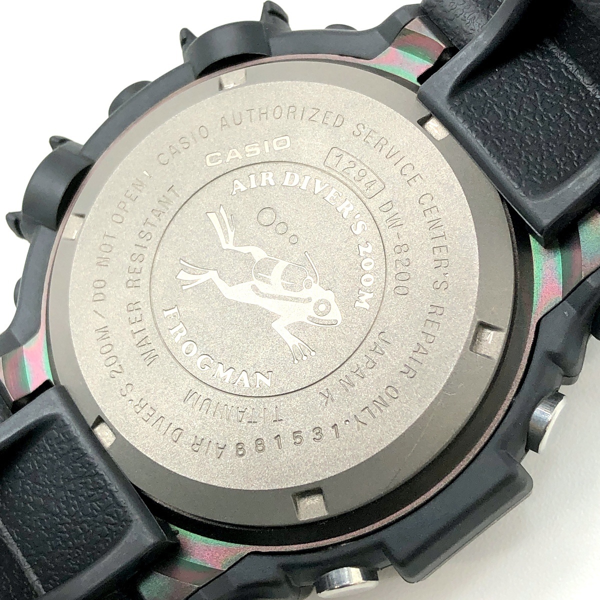 極美品 箱付 DW-8200BM-1T FROGMAN MEN IN BLACK 2 フロッグマン 極美品 箱付 DW-8200BM-1T FROGMAN MEN IN BLACK 2 フロッグマン