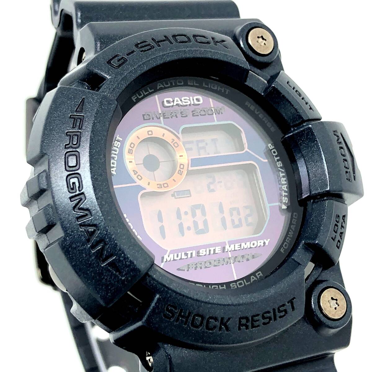 極美品 箱付 GW-200MS-1 フロッグマン メンインラスティブラック 極美品 箱付 GW-200MS-1 フロッグマン メンインラスティブラック