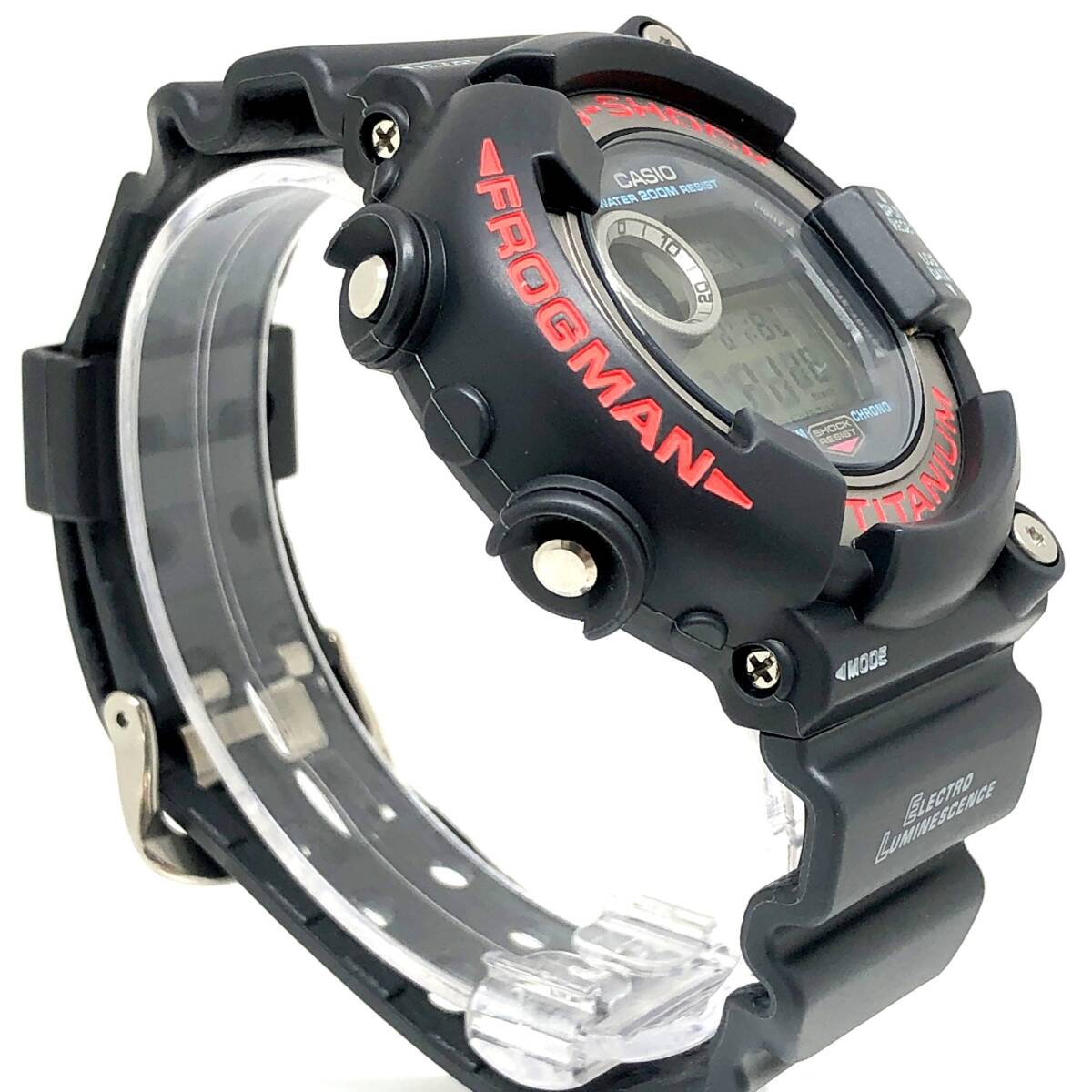 極美品 タグ付 DW-8200-1A FROGMAN 2代目 フロッグマン チタン