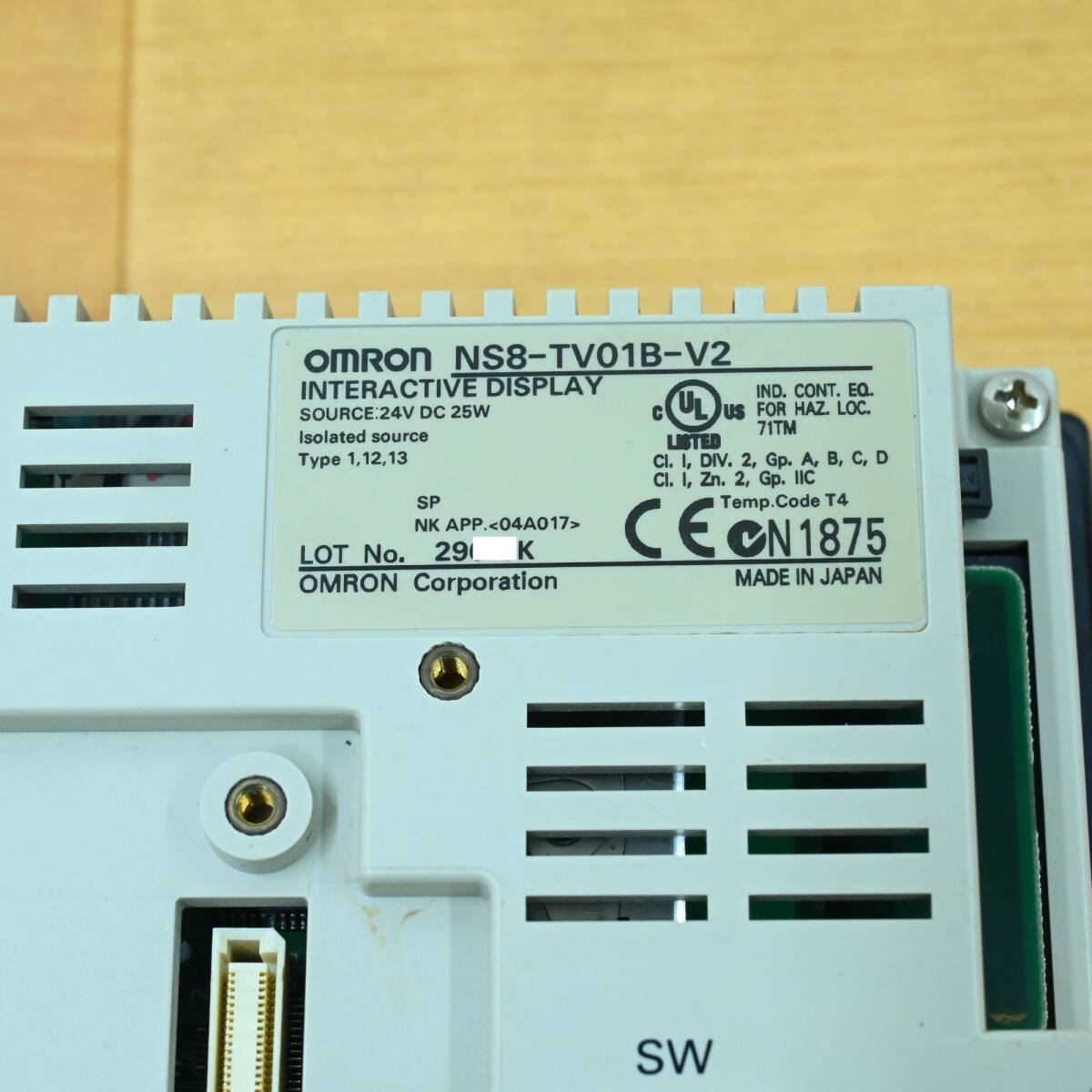 NS8-TV01B-V2 中古・動作保証 OMRON オムロン タッチパネル 管理 NS8-TV01B-V2 中古・動作保証 OMRON オムロン タッチパネル 管理