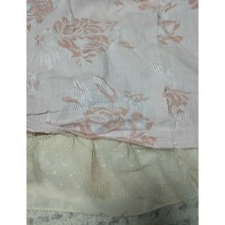 axes femme 花柄 ピンク ワンピース アクシーズファム　裾レース_画像5