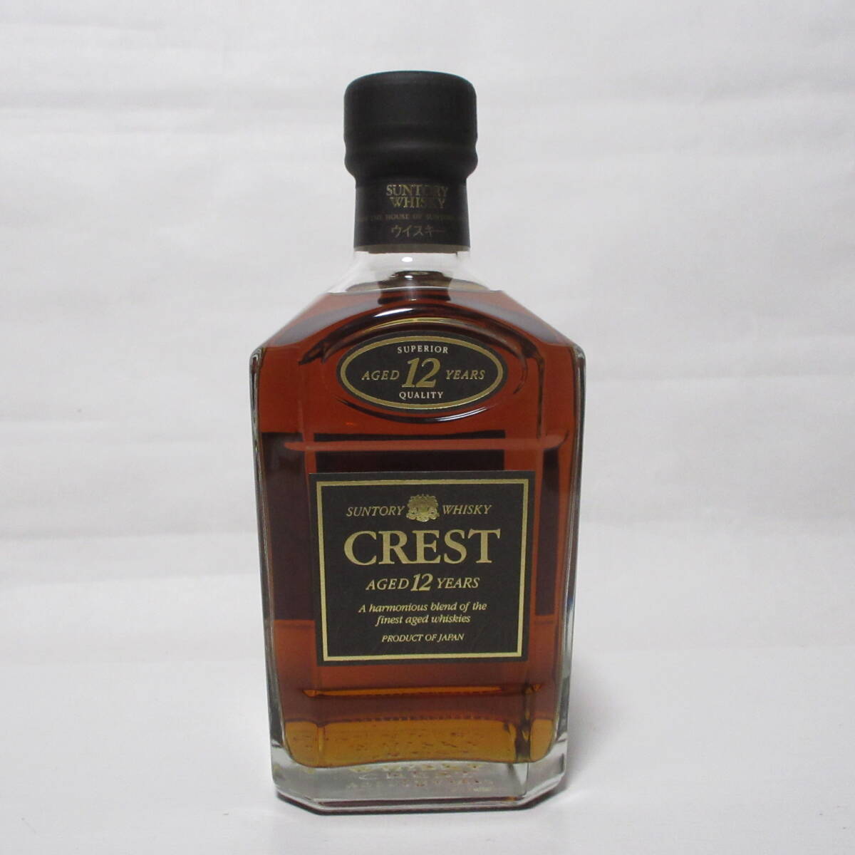 未開栓 SUNTORY WHISKY CREST AGED12YEARS 箱付き サントリー 未開栓 SUNTORY WHISKY CREST AGED12YEARS 箱付き サントリー