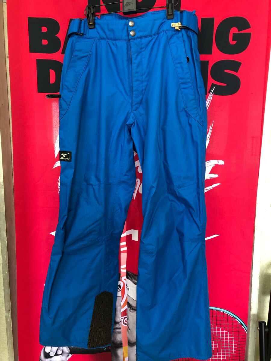 Mizuno スキーウェア 青 ジャケットとパンツセット 上下 Oサイズ Mizuno スキーウェア 青 ジャケットとパンツセット 上下 Oサイズ