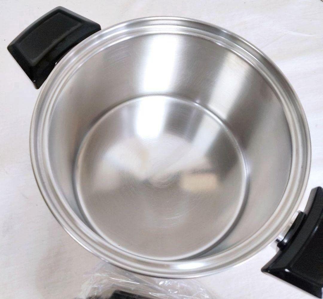 美品 ガス仕様 ロイヤルクイーン 3QT 蓋付き 大量おまけ付き 美品 ガス仕様 ロイヤルクイーン 3QT 蓋付き 大量おまけ付き