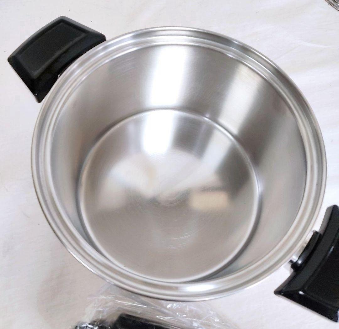 美品 ガス仕様 ロイヤルクイーン 3QT 蓋付き 大量おまけ付き 美品 ガス仕様 ロイヤルクイーン 3QT 蓋付き 大量おまけ付き
