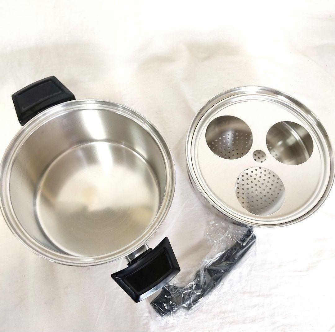 美品 ガス仕様 ロイヤルクイーン 3QT 蓋付き 大量おまけ付き 美品 ガス仕様 ロイヤルクイーン 3QT 蓋付き 大量おまけ付き