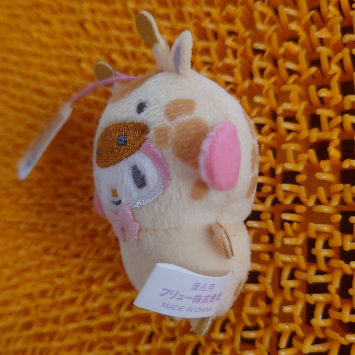 サンリオキャラクターズ　どうぶつ着ぐるみマスコット　キリン編　マイメロディ　ゆうパケットプラス発送_画像6