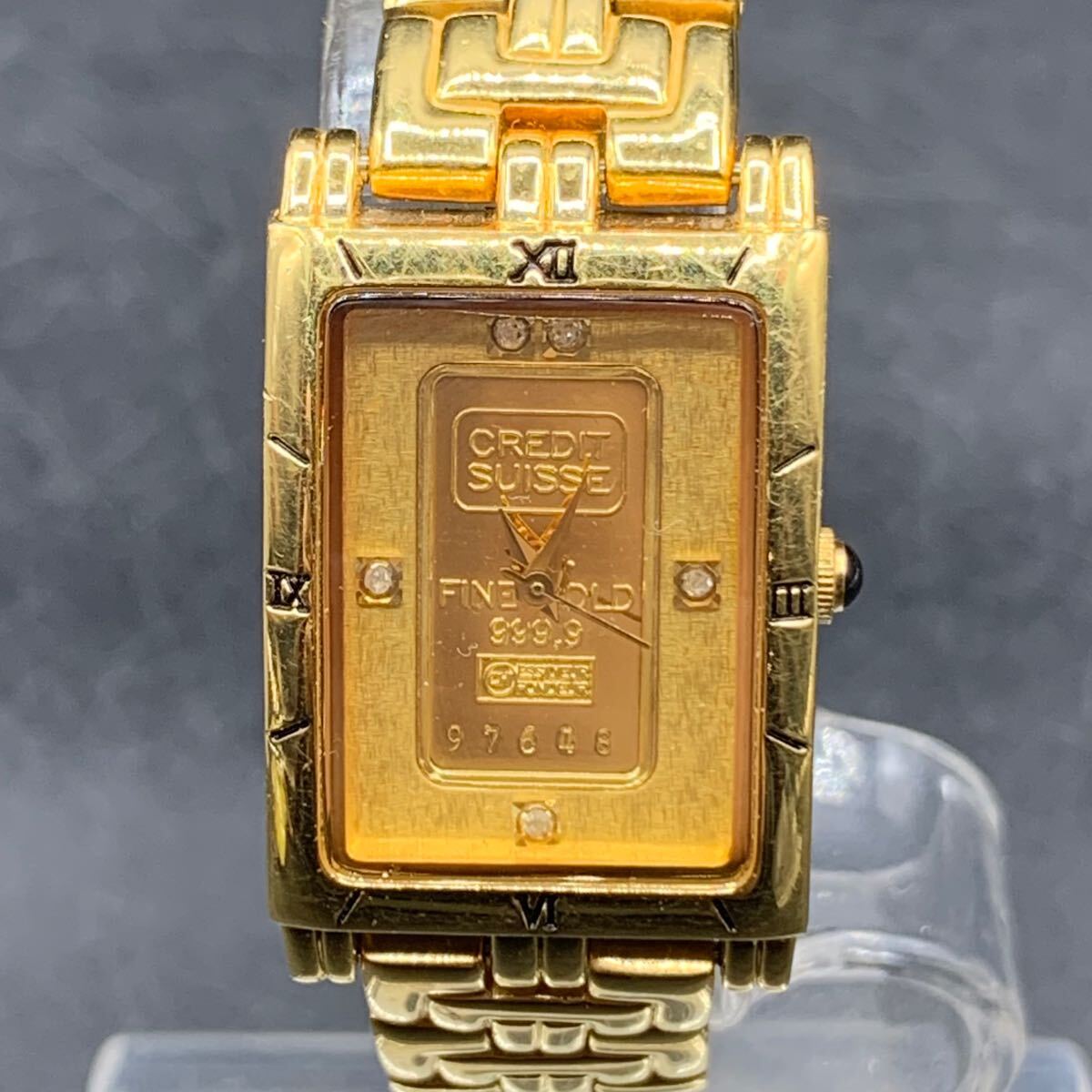 M882 FINE GOLD 999.9 インゴット 1g ゴールド文字盤 腕時計 FK M882 FINE GOLD 999.9 インゴット 1g ゴールド文字盤 腕時計 FK