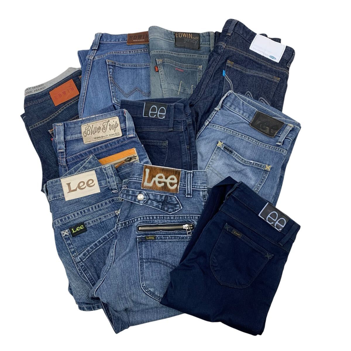 C2 デニム 50本 まとめ売り 大量 Levi's 501 BigE Lee EDWIN C2 デニム 50本 まとめ売り 大量 Levi's 501 BigE Lee EDWIN