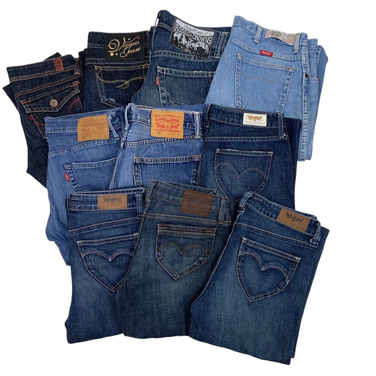 C2 デニム 50本 まとめ売り 大量 Levi's 501 BigE Lee EDWIN C2 デニム 50本 まとめ売り 大量 Levi's 501 BigE Lee EDWIN
