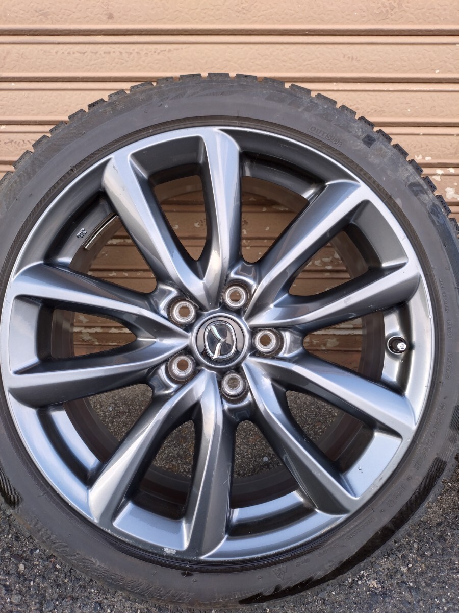 MAZDA3純正ホイール 18インチ7J+45 PCD114.3 タイヤ付VRX2 215 MAZDA3純正ホイール 18インチ7J+45 PCD114.3 タイヤ付VRX2 215