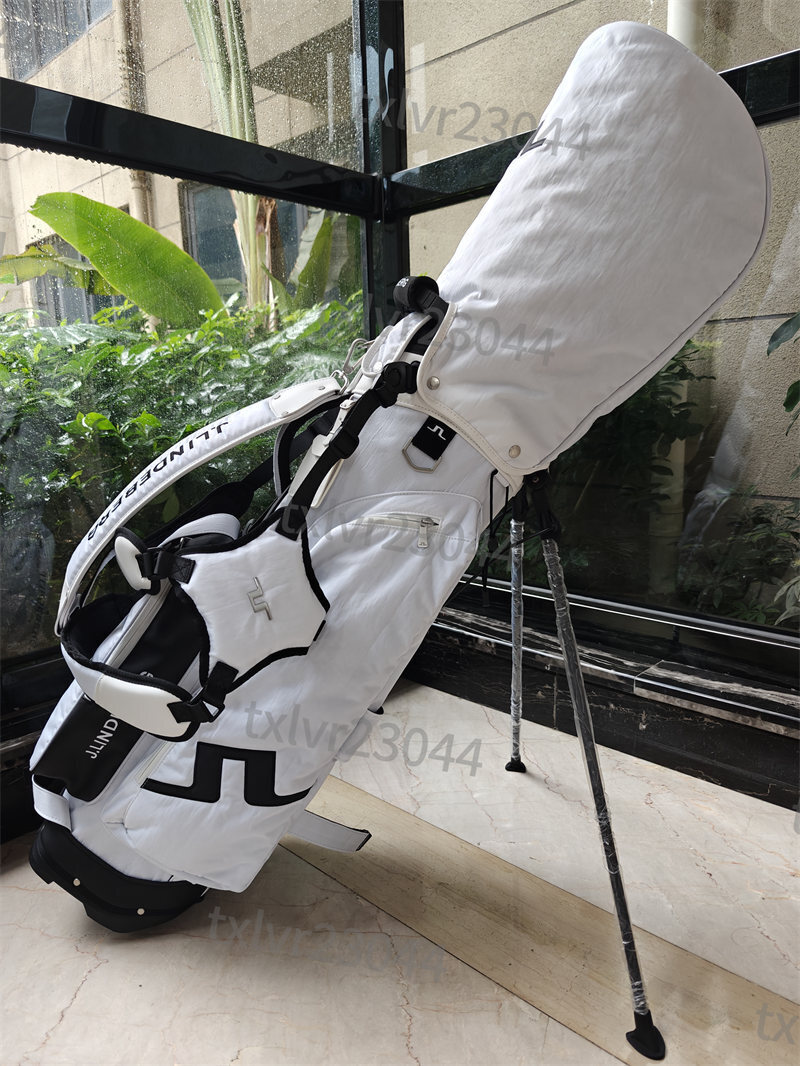 人気　ジェイ?リンドバー J. LINDEBERG　9.0型 4KG キャディバッグ　スタンドバッグ　white ●TV044