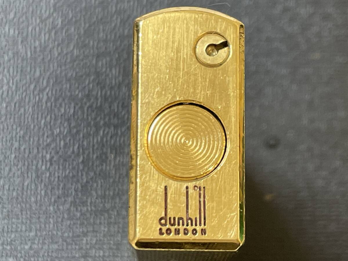 6684C ダンヒル Dunhill ガスライター ゴールドカラー レザー 6684C ダンヒル Dunhill ガスライター ゴールドカラー レザー