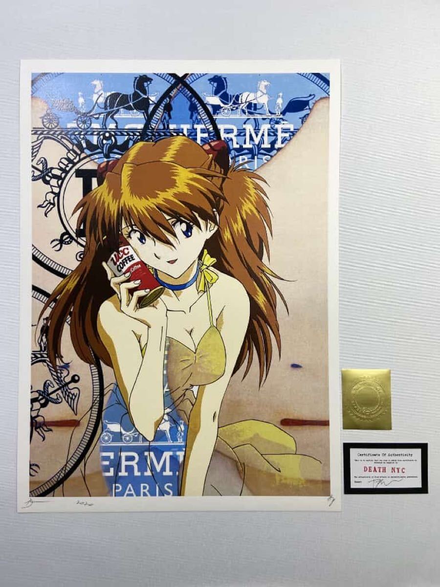 DEATH NYC 世界限定100枚 アートポスター エヴァンゲリヲン DEATH NYC 世界限定100枚 アートポスター エヴァンゲリヲン