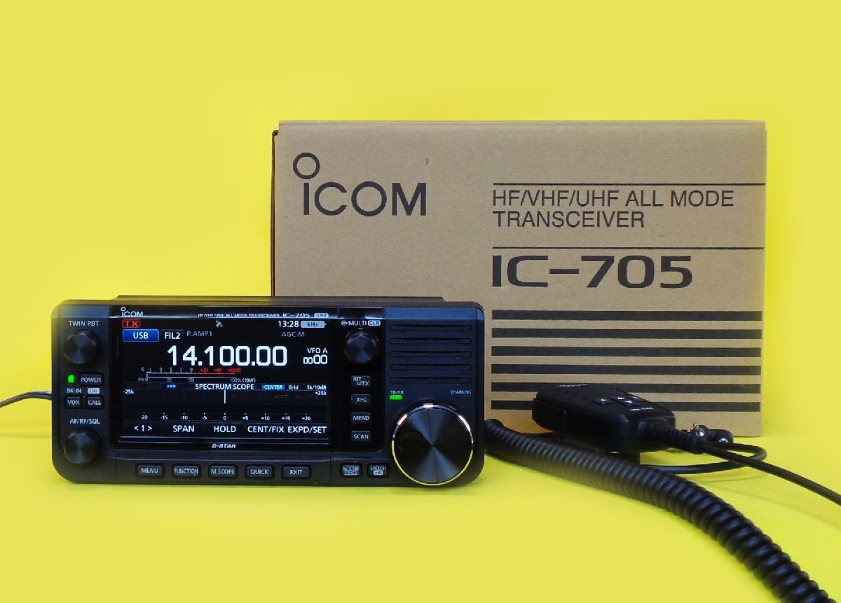 ICOM《メーカー整備済》新スプリアス IC-705 HF(10W)/50(10W ICOM《メーカー整備済》新スプリアス IC-705 HF(10W)/50(10W
