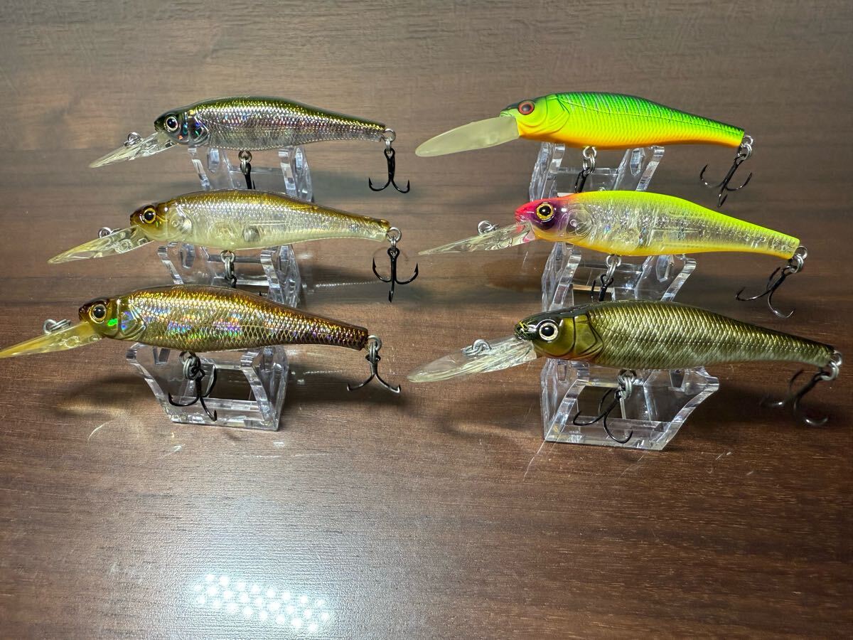【本物新品保証】 メガバス LIVE-X MEGABASS 6個セット マーゲイ ライブエックス ルアー・フライ