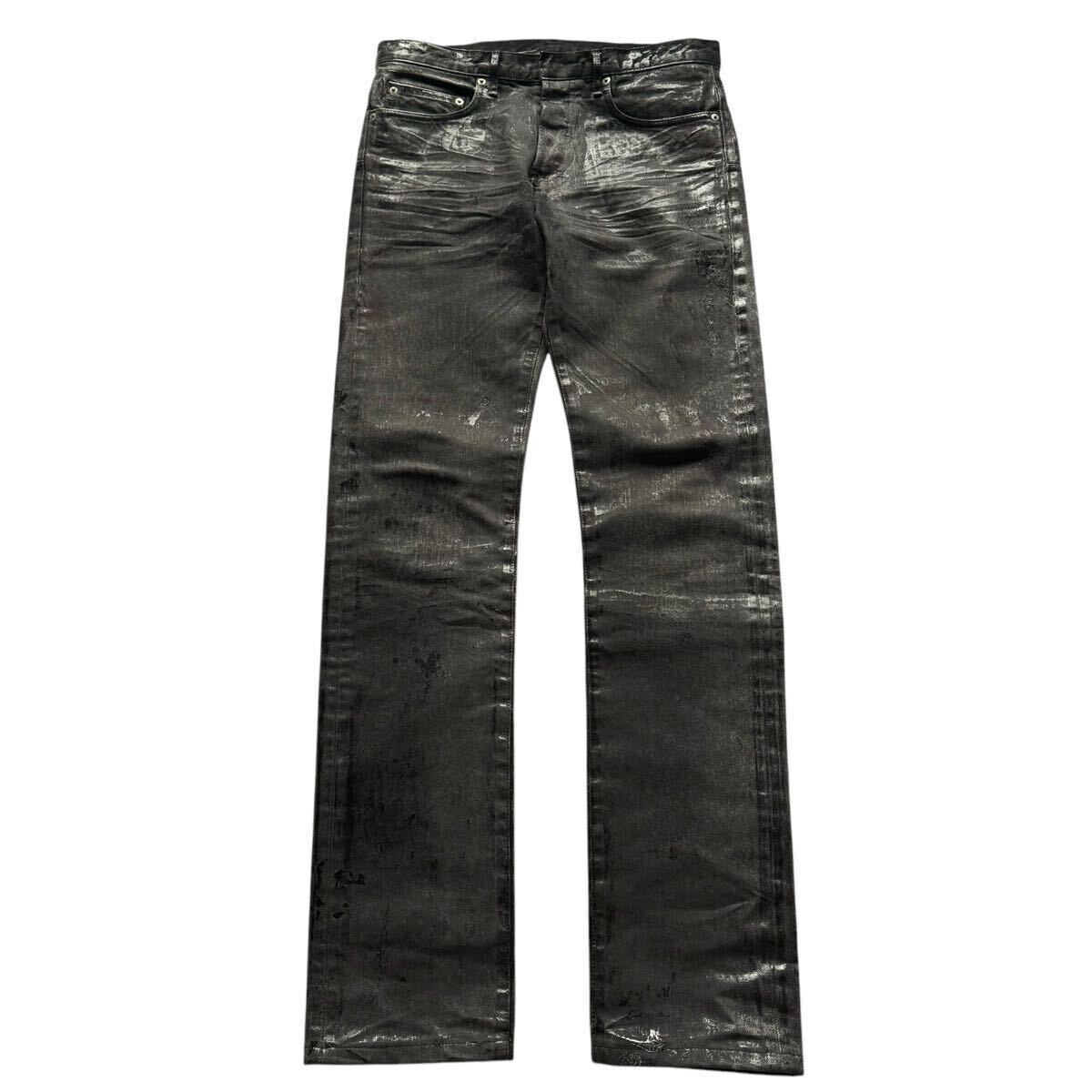 DIOR HOMME Luster Coated Black Denim archive Hedi Slimane DIOR HOMME Luster Coated Black Denim archive Hedi Slimane