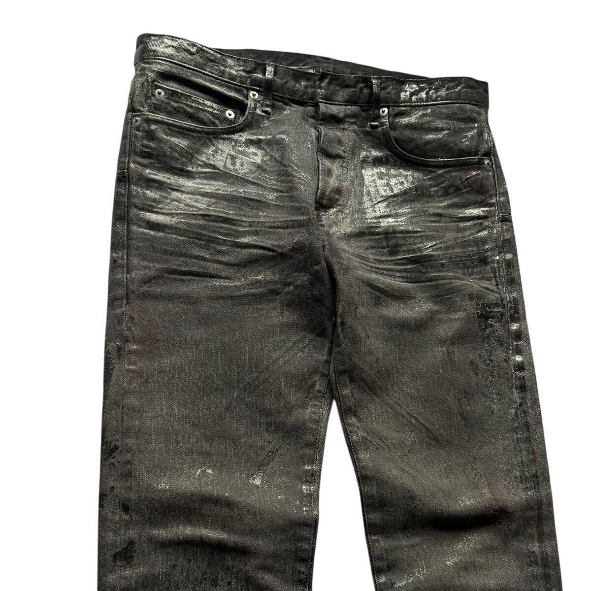 DIOR HOMME Luster Coated Black Denim archive Hedi Slimane DIOR HOMME Luster Coated Black Denim archive Hedi Slimane