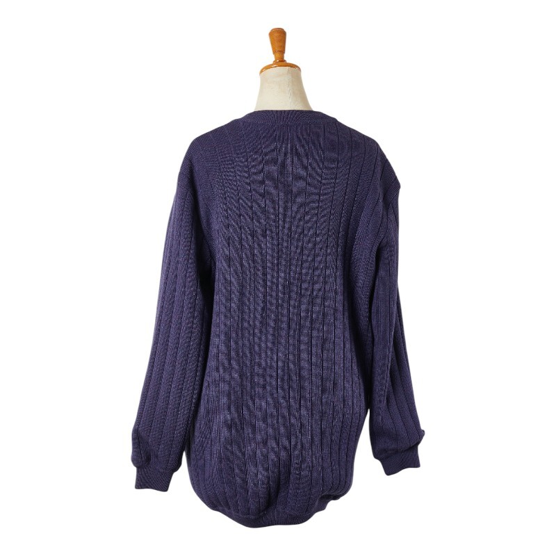  Salvatore Ferragamo вязаный кардиган юбка выставить размер :S лиловый шерсть шелк Salvatore Ferragamo [ б/у ]