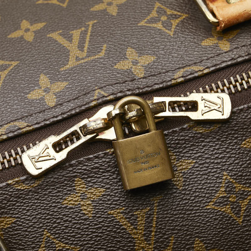  Louis Vuitton монограмма ключ poru60 сумка "Boston bag" путешествие сумка M41422 Brown PVC кожа женский LOUIS VUITTON [ б/у ]