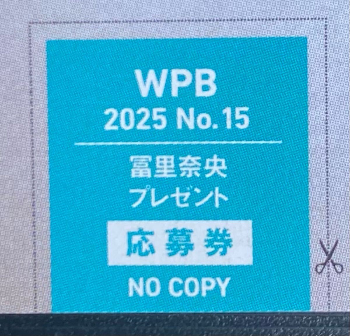 週刊プレイボーイ15号 乃木坂46 冨里奈央 直筆サイン入りチェキ 週刊プレイボーイ15号 乃木坂46 冨里奈央 直筆サイン入りチェキ