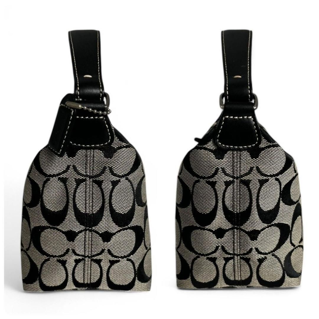 美品 COACH コーチ アクセサリーポーチ ハンドバッグ レザー 美品 COACH コーチ アクセサリーポーチ ハンドバッグ レザー