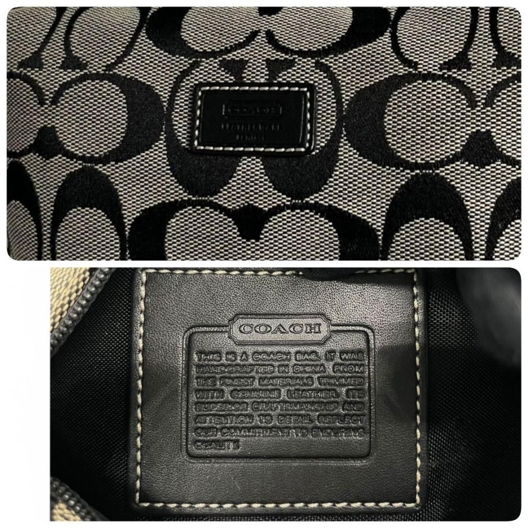 美品 COACH コーチ アクセサリーポーチ ハンドバッグ レザー 美品 COACH コーチ アクセサリーポーチ ハンドバッグ レザー