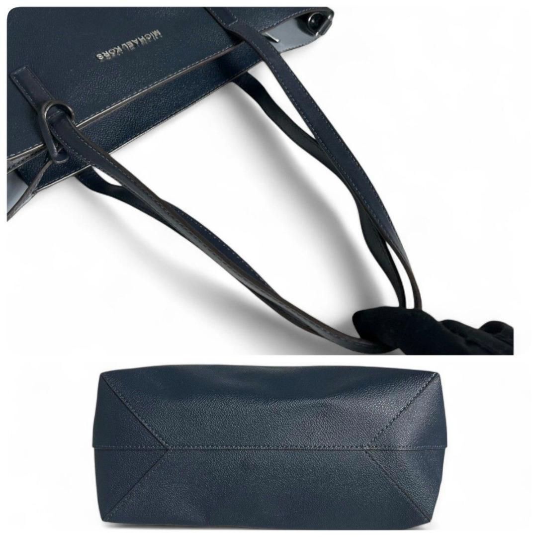 美品 MICHEAL KORS マイケルコース トートバッグ ネイビー 美品 MICHEAL KORS マイケルコース トートバッグ ネイビー