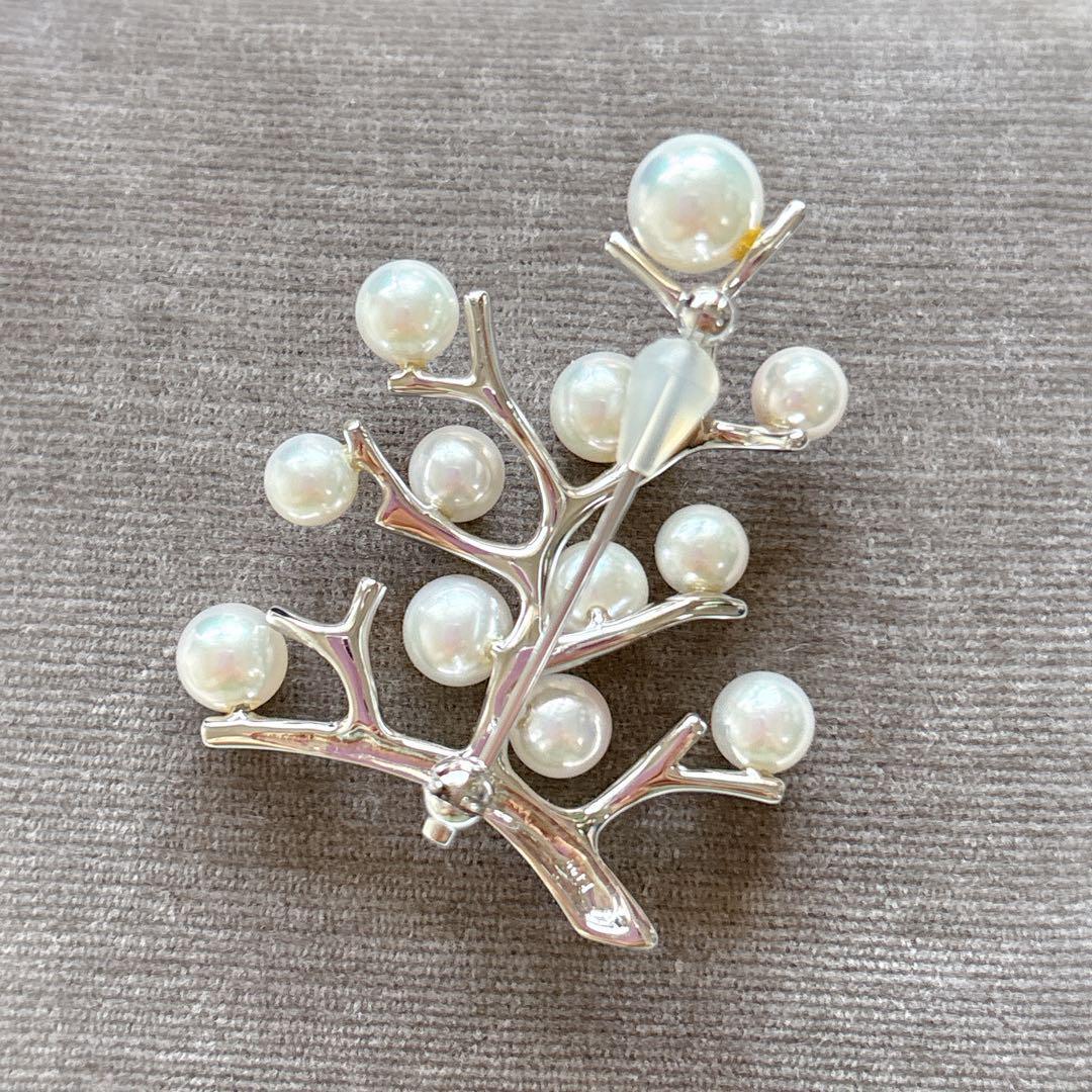 送料無料 美品 ミキモトMIKIMOTO パール ブローチ 幸福の木 送料無料 美品 ミキモトMIKIMOTO パール ブローチ 幸福の木