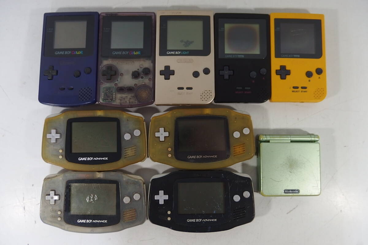 ◇Nintendo ゲームボーイカラー2台 ライト1台 ポケット2台 ◇Nintendo ゲームボーイカラー2台 ライト1台 ポケット2台
