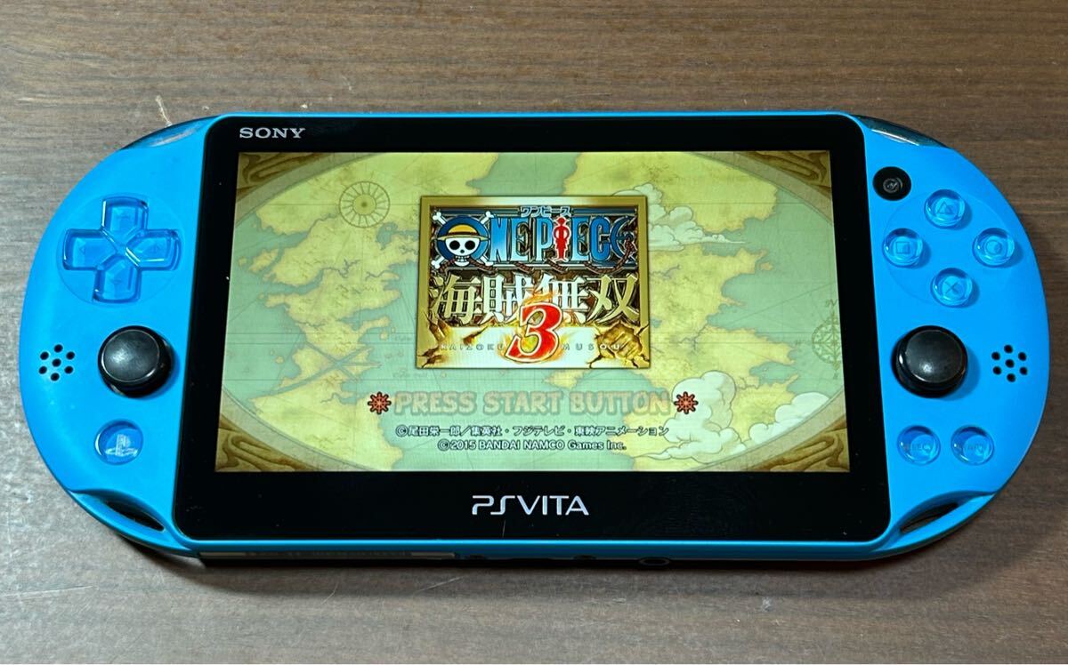稼動品】SONY PlayStation Vita PCH-2000 WiーFiモデル アクア 稼動品】SONY PlayStation Vita PCH-2000 WiーFiモデル アクア