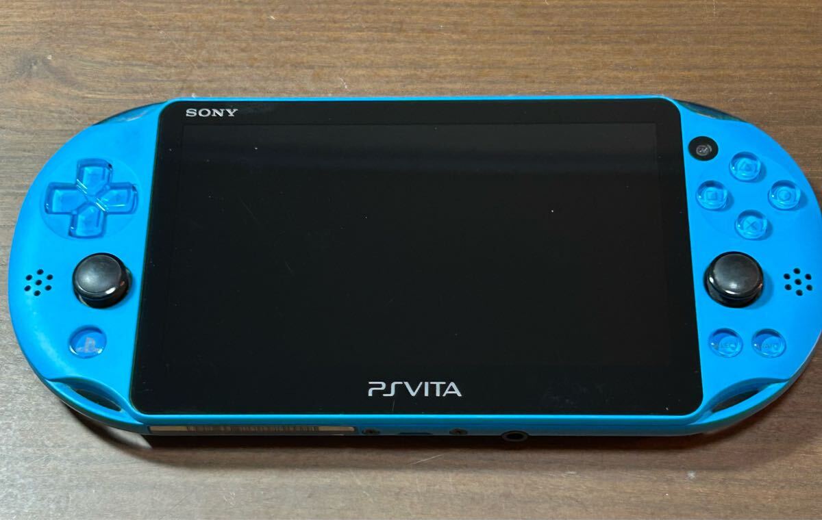 稼動品】SONY PlayStation Vita PCH-2000 WiーFiモデル アクア 稼動品】SONY PlayStation Vita PCH-2000 WiーFiモデル アクア