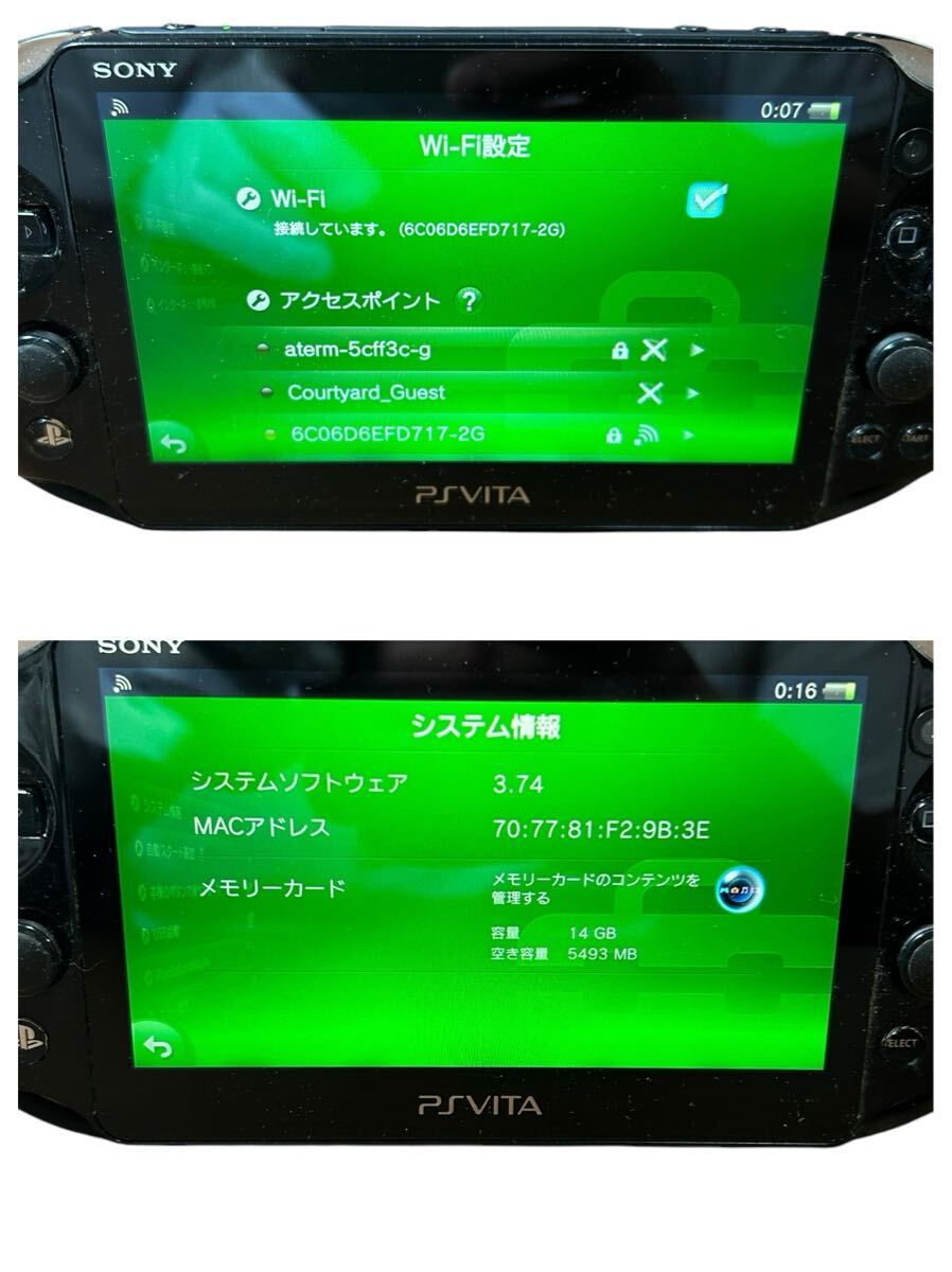 ☆稼動品☆ SONY PSVITA PCH-2000 PCH-2000 ブラック ソニー ☆稼動品☆ SONY PSVITA PCH-2000 PCH-2000 ブラック ソニー