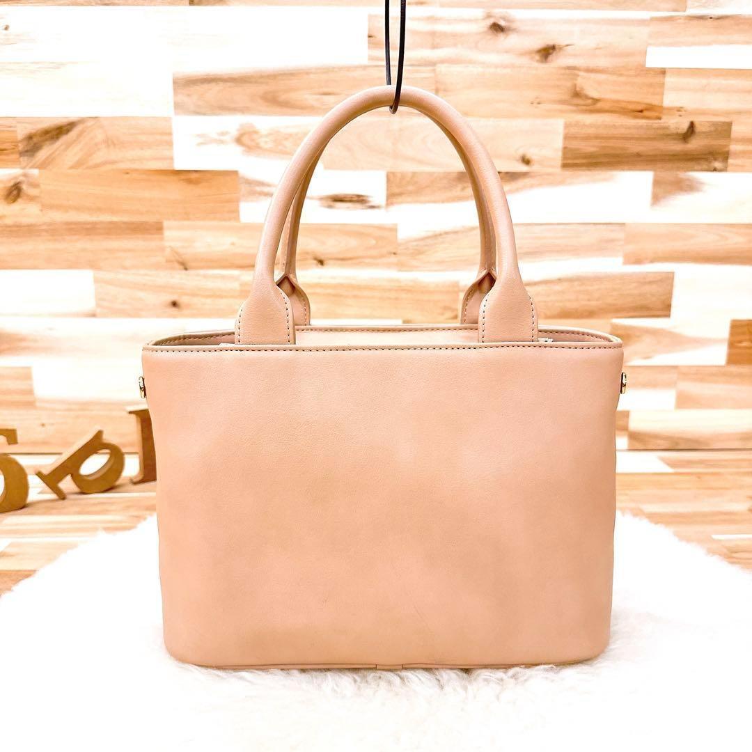 【ヴィヴィアンウエストウッド】べっ甲リボン ミニトートバッグ ピンク×ベージュ【HFby6PR】レディース・バッグ・春夏・秋冬【31W6】_画像5