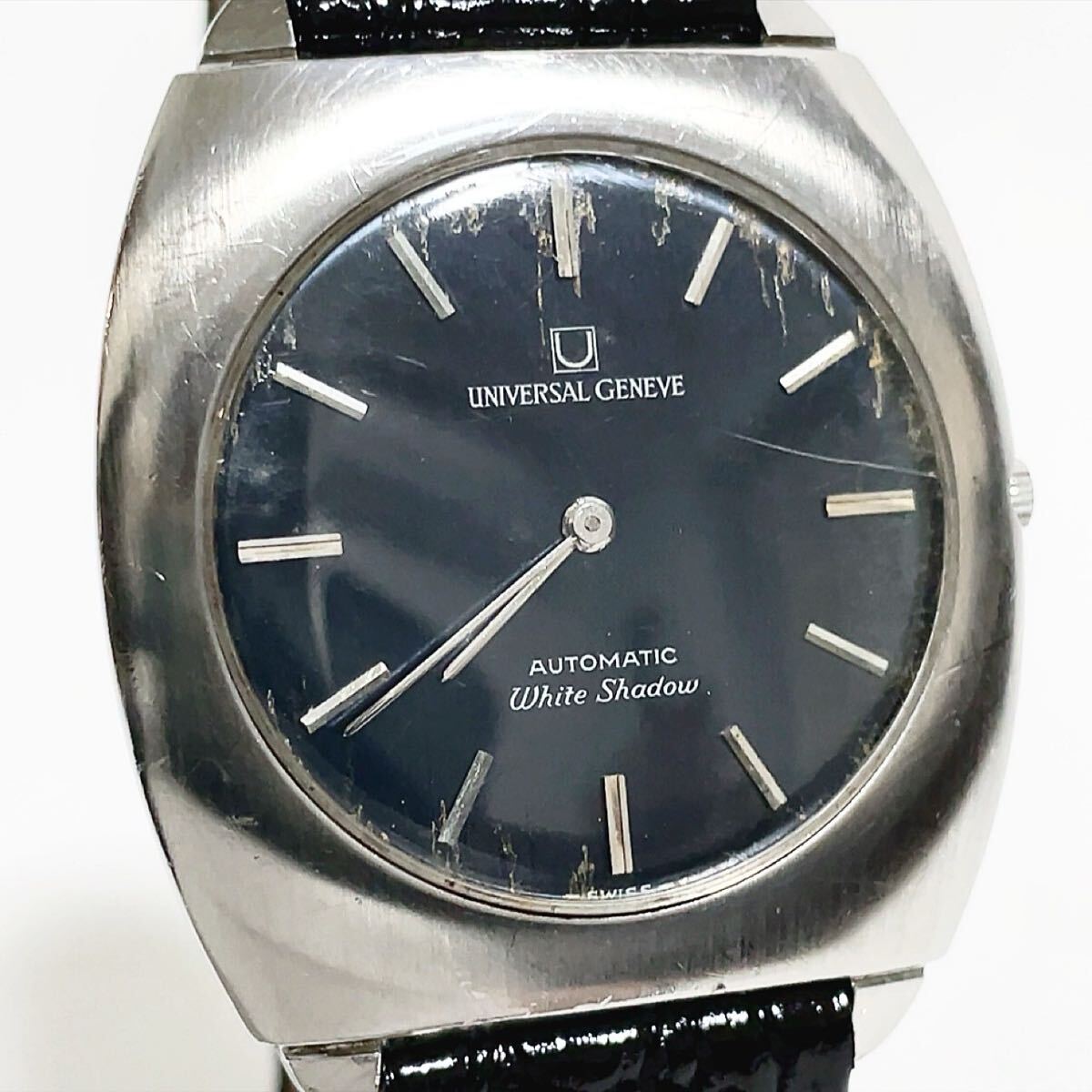 稼働品 UNIVERSAL GENEVE ユニバーサル ジュネーブ White Shadow 稼働品 UNIVERSAL GENEVE ユニバーサル ジュネーブ White Shadow